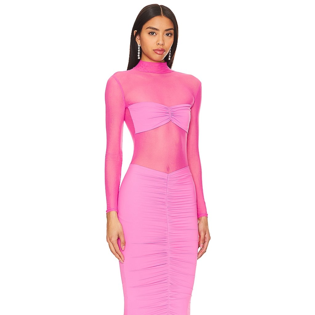 Seroya Levina Dress In Malibu Pink